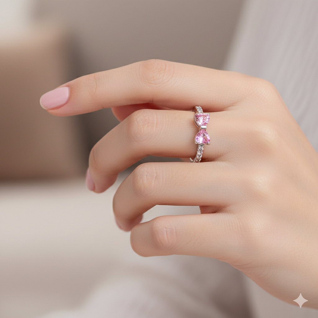 Sweetheart Ribbon Ring